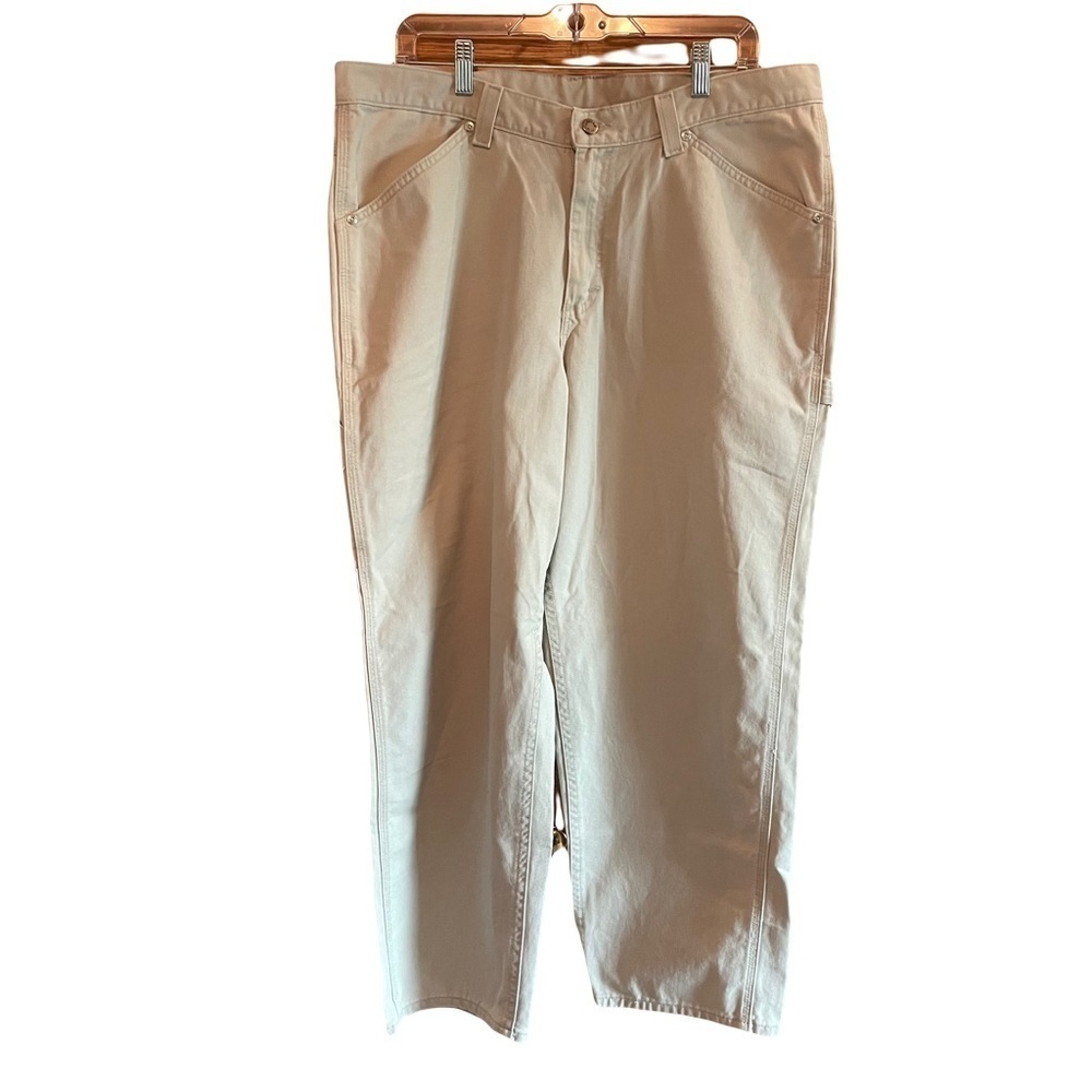 Riveted by Lee Men's carpenter khaki pants Pants 38W inseam 27”
100% cotton